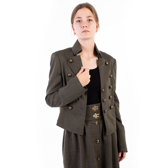 COMPAGNIA ITALIANA DARK GREEN SUIT JACKET | WOMENS SIZE M - Picture 1 of 5